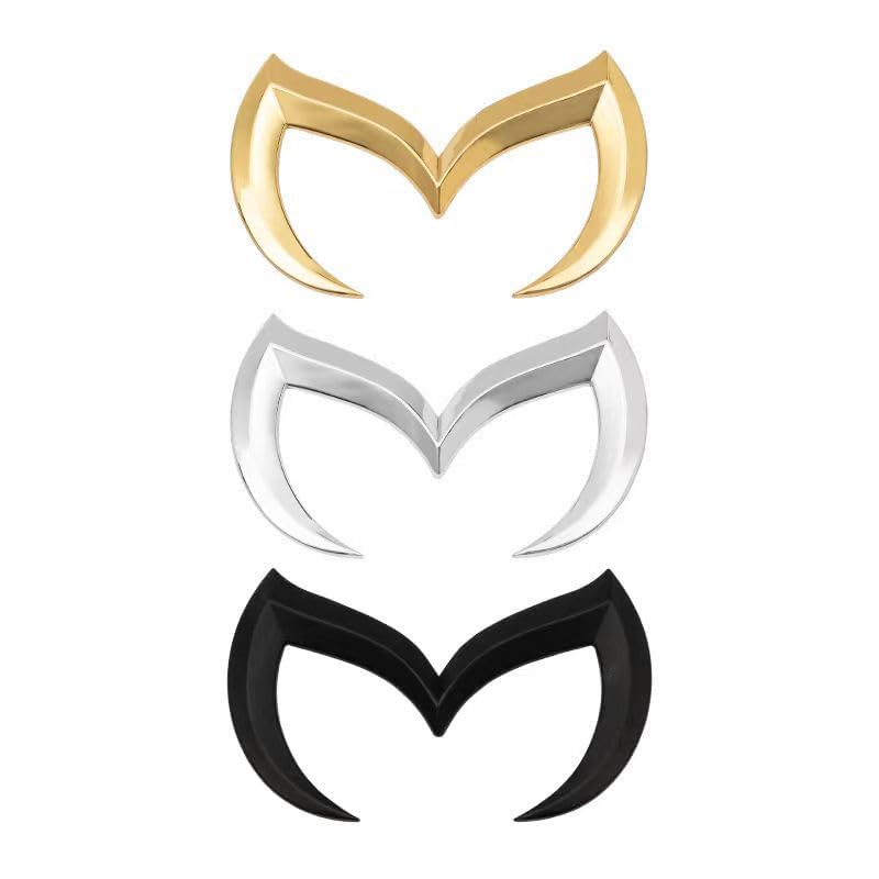 SANNITOU Auto Emblemen Voor Mazda CX-60 2022 2023,Motorkap Voor Achter Embleem Kofferbak Decals Styling Zelfklevend Auto Styling,Silver
