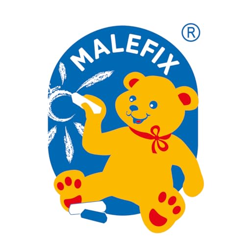 PUSTEFIX MALEFIX Straßenmalkreide 50er Packung I Malkreide für Kinder und Erwachsene I Vielfalt an Farben I Leuchtend und Kräftig I Wasserlösliche und hochwertige Kreide I für Straße u. Hof