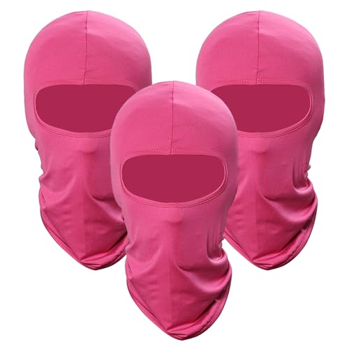 Image of Pukavt 1-6 Pack Balaclava Face Mask, Ski Mask for Men Women, UV Protection Windproof Scarf for Motorcycle Snowboard Cycling
