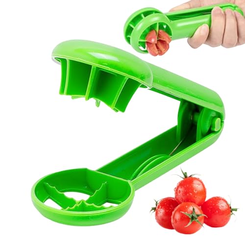 Slicer de fresa - Signer de tomates cherry cuarto, herramienta de frutas, rebanadora de cocina para verduras ensalada de frutas, accesorios para el almuerzo