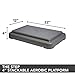 The Step (Made in USA) 4 Inch Stackable Aerobic Exercise Platform (Grey) with Non-Slip Surface and Nonskid Feet to Prevent Sliding