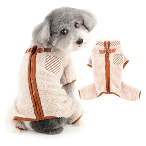犬 服 冬 背中開き ジッパー 小型犬 中型犬 フリース 室内 ふわふわ 柔らかい 背中開き Dカン付き 犬用 服 厚い 防寒 保温 猫服 おしゃれ かわいい ドッグウェア 可愛い 犬の服 冬 小型犬 脱毛保護 着脱簡単 家着 お散歩 格子柄ポケット付き部