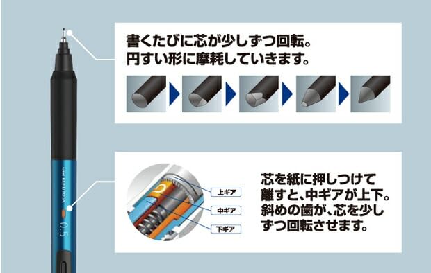 Amazon.co.jp: 三菱鉛筆 シャープペン クルトガ KSモデル 0.5mm ライト