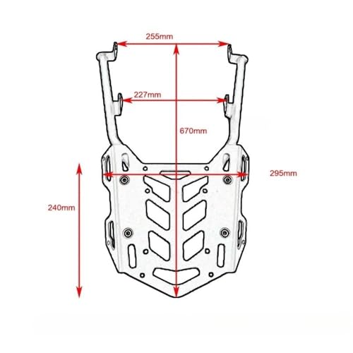 Support porte-bagages MT-09 renforcé structure métallique rigide - 5