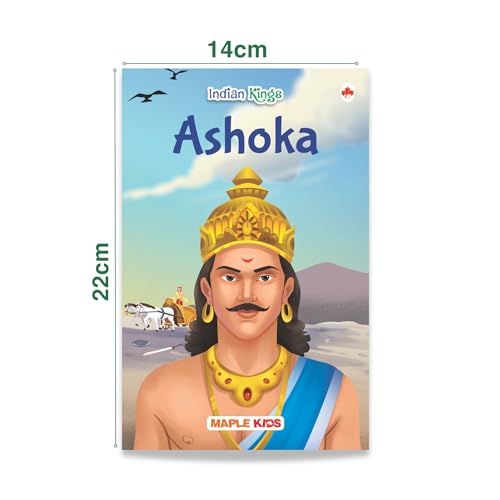 Image of Story Books for Kids - Indian Kings (Set of 5 Books) - Chandragupta Maurya, Krishnadeva Raya, Ashoka, Rana Pratap, Shivaji - Biographies for Children - Age 6 +