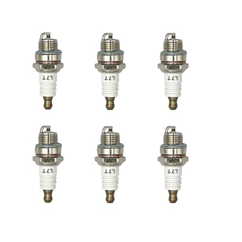 Image of 6pcs L7T Spark Plug Replaces NGK BPM7A CJ8 RCJ6Y RCJ7Y More Types Sparkplug for 2-Stroke Small Engine Compatible with Echo Husqvarna Stihl Kawasaki Blowers Trimmers Brushcutters Chainsaw Lawnmower