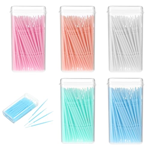 Cure-dents interdentaires double tête plastique jetables maison et voyage