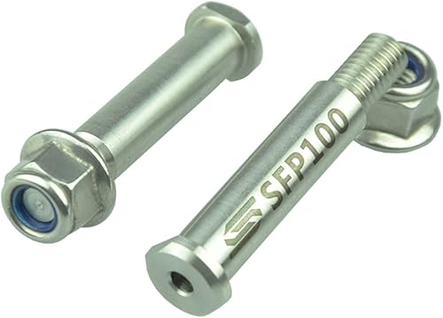 SCAR Estriberas de acero inoxidable compatible con YAMAHA YZ YZF YZX YZFX WRF 125 250 450 FANTIC XX XE XXF XEF 97-24