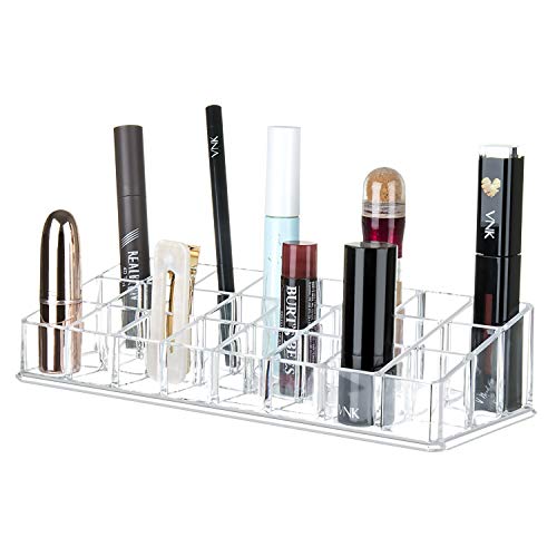 Preisvergleich Produktbild Comius Sharp Lippenstift Organizer, 24 Plätze Lippenstift Aufbewahrungsbox Acryl Transparente Lippenstift Ständer Lippenstift Halter Kosmetik Organizer