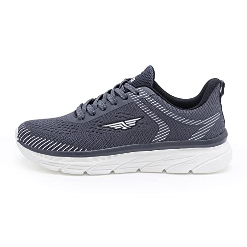 Image of Red Tape Men Grey Walking Shoes