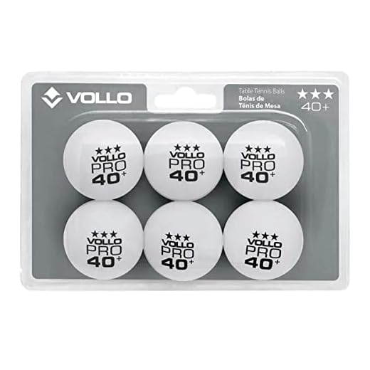 Pacote 6 Bolas de Tênis de Mesa 3 Estrelas Federação VT611-3 Vollo Branca