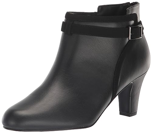 Easy Street Femme Raina Bottes confortables à talon bloc et fermeture éclair