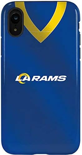 Skinit Pro Phone Case Compatible with iPhone XR - Officially Licensed NFL Los Angeles Rams Helmet Design