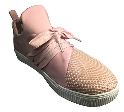 Wonder Nation GirlsSlip on Lace Mesh Fashion Sneaker Bootie