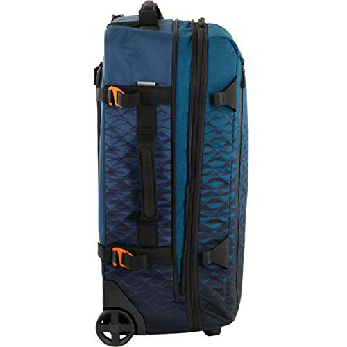 Victorinox VX Touring Wheeled Duffel with TSA Approved Locks, Dark Teal, Checked, Medium (26