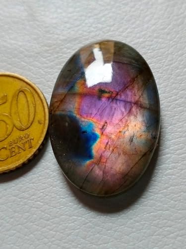 Pendentif en labradorite violette pour sublimer vos colliers faits main - 3
