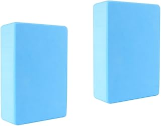 Toyvian 2 pcs yoga equipment accessories eva foam brick meditation block brick Yoga Brick，EVA Yoga Block EVA Brick yoga pillow yoga blocks Auxiliary supplies balance auxiliary brick travel