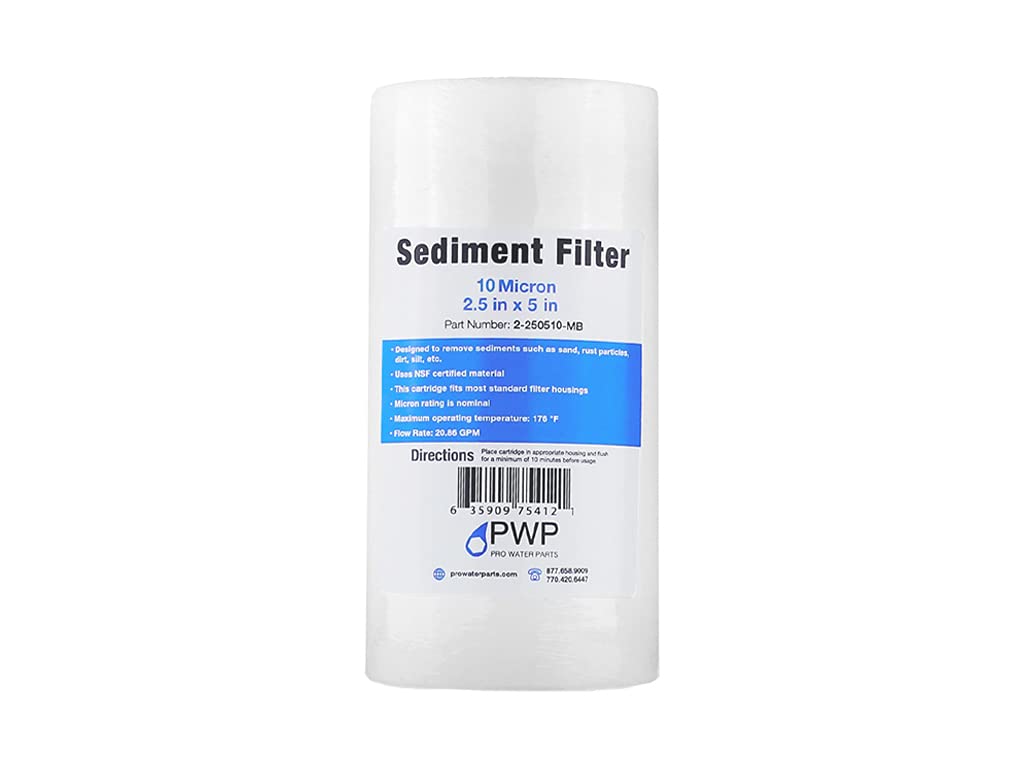 2 5x5 Sediment Meltblown Water Filter 10 micron