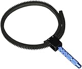 TARION Professional Gear Ring Belt with Aluminum Alloy Grip for Follow Focus System 49-82mm Lens