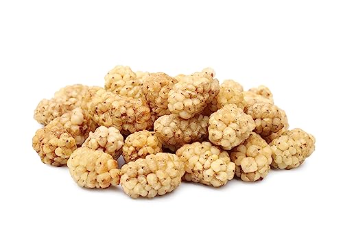 Sante Food Premium USDA Organic Sun Dried Wild White Mulberries 8.8 Oz | Non-GMO Gluten Free Nut Allergen Free No Added Sugar And Vegan Healthy Fruit Snack Resealable Bag Naturally Sweet (1 Pack) - image 3