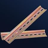 Rail DIN de 35 mm de large : comprend 2 rails en aluminium à fentes de 10 cm, 20 cm, 30 cm et 50 cm de longueur pour une installation flexible dans des boîtiers électriques ou des boîtes de distribution