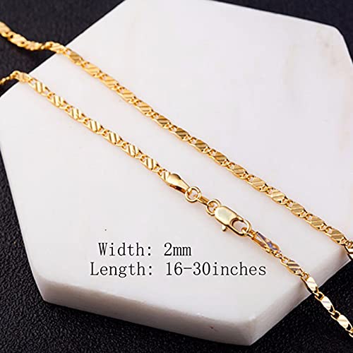 Collier chaîne serpent plat le cadeau mixte idéal pour célébrer
