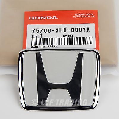 Honda Genuine OEM NSX Front Emblem 75700-SL0-000YA Platinum White