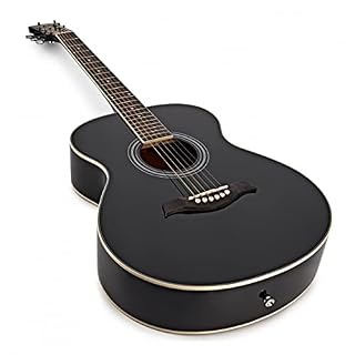 Gear4music SA10 Guitare Acoustique Folk Adulte Debutant Noir - Les Beatles, Paul McCartney, John Lennon, RIngo Starr, George Harrison Gear4music SA10 Guitare Acoustique Folk Adulte Debutant Noir – Image 6