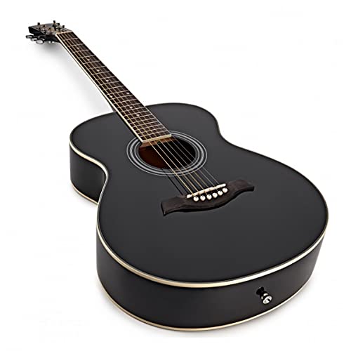 Gear4music SA10 Guitare Acoustique Folk Adulte Debutant Noir - Les Beatles, Paul McCartney, John Lennon, RIngo Starr, George Harrison Gear4music SA10 Guitare Acoustique Folk Adulte Debutant Noir – Image 7