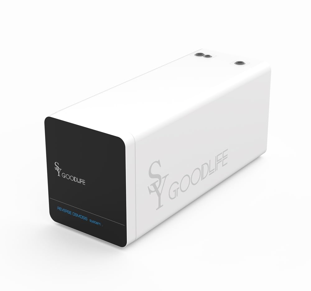 SY GOODLIFE DF-56 Reverse Osmosis System, Tankless,not Require Electricity Reverse Osmosis Water Filter, Under Sink RO System, 2:1 Pure to Drain，0 Power Consumption