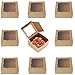 30 Piezas Cajas De Cupcakes, Mini Cajas De Pasteles,Mini Kraft Cajas Para Pasteles Con Ventana Transparente Para Postres, Pasteles, Tartas, Bollos, Caramelos, Snacks (Color De Papel Kraft)