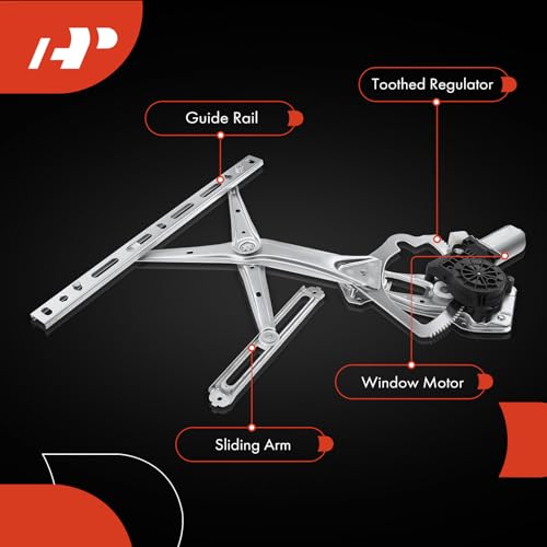 A-Premium Power Electric Window Regulator with Motor Compatible with Mercedes-Benz W208 Series CLK320 1998-2000 CLK430 1999-2000 Front Left Driver Side by A-Premium - Image 6