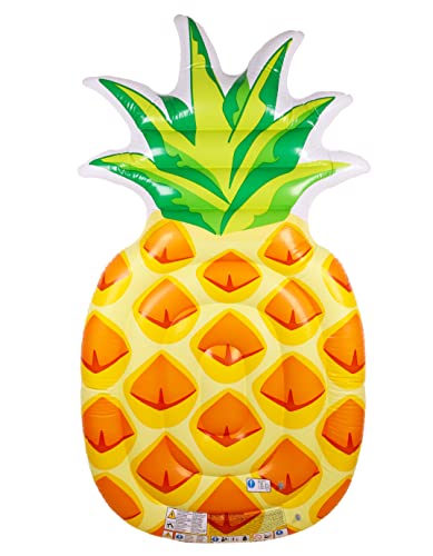 Toyland® Tapis Ananas géant Gonflable - 215,9 x 124,5 cm - Ne Convient Pas aux Enfants de Moins de 14 Ans