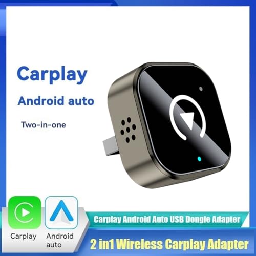 Adaptador CarPlay Android Auto Inalámbrico Mini Box Dongle 2 en 1 6