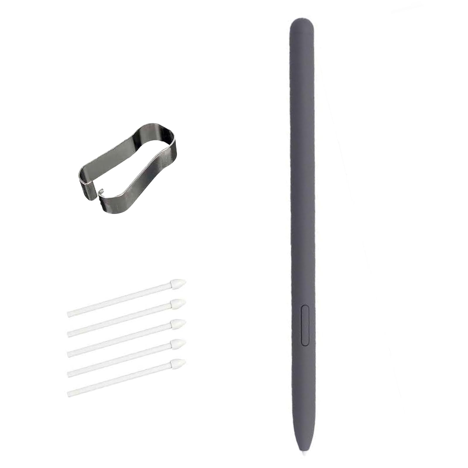 Samsung Galaxy Tab S9 FE S Pen - Compatible with Tab S9 FE+, Plus - Grey Stylus Pen with Nibs