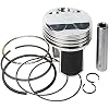Vertex High Comp Forged Piston Kit 23555A Compatible With/Replacement For Yamaha YFM 660 F Grizzly 4x4 2002-2008, YFM 660 R Raptor 2001-2005, YXR 660F Rhino 2004-2007