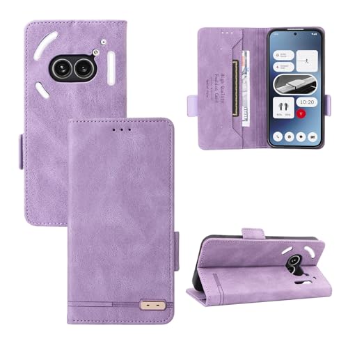 Étui pour Nothing Phone 2A idéal pour voyager léger avec son porte-cartes en cuir PU