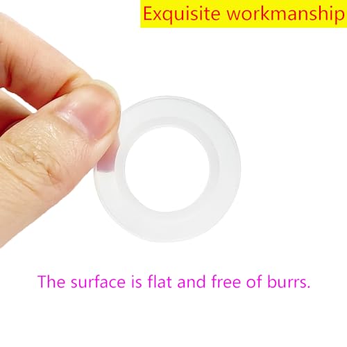 Qrity 4 Pcs O-Rings Gasket 20mm, Sink Plug Seal, Lip Bath Plug, Washer Basin Sealing Ring, Bathtub Plug Gasket - Image 3