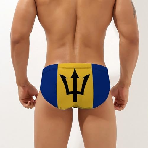 Barbados Flag Men's Swim Briefs Sexy Bikini Swimwear Bathing Swimsuit Trunks Underwear2