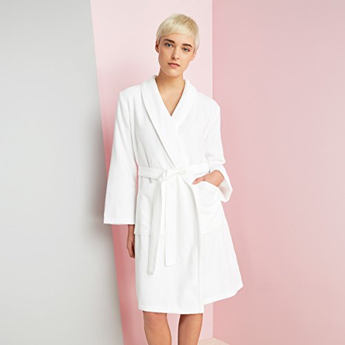 Preisvergleich Produktbild Kenzo Iconic Womens Bathrobe White Bathrobe: Large