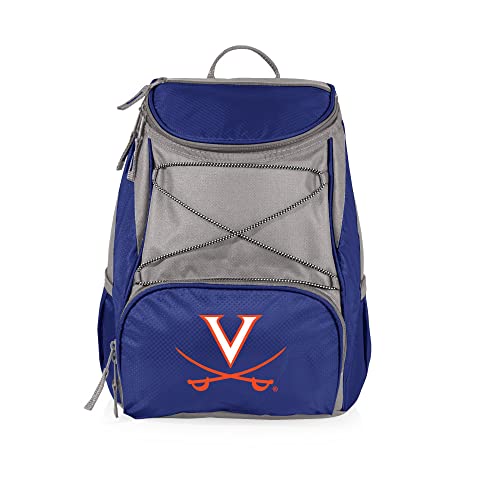 PICNIC TIME Mochila térmica NCAA Virginia Cavaliers PTX com isolamento térmico, azul-marinho
