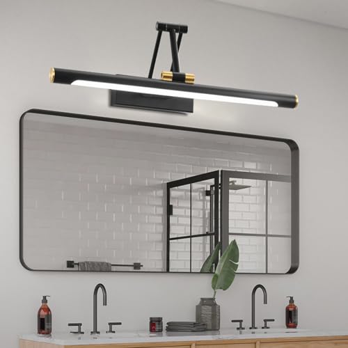 Espejo aplique LED impermeable con cabezal giratorio para un baño de diseño elegante 6