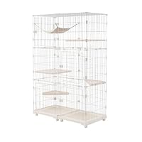 Amazon.co.jp: BTM 猫 ケージ キャットケージ 2段 多頭飼い 自由