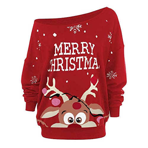 Ugly Christmas Sweater Damen -Weihnachtspullover Lustig...