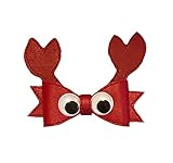 Crab Vinyl Hair Bow