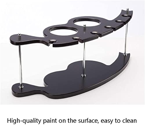 Soporte de vino RUVOO para 2 botellas y 6 copas miniatura 4