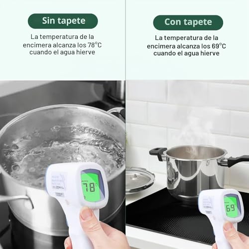 Miniatura 6 de 60x52cm Alfombrilla Protectora Para Cocina De Inducción Protector Placa Induccion Protector De Placa De Induccion Magnética Estufa De Inducción Esterilla Protectora De Inducción De Silicona