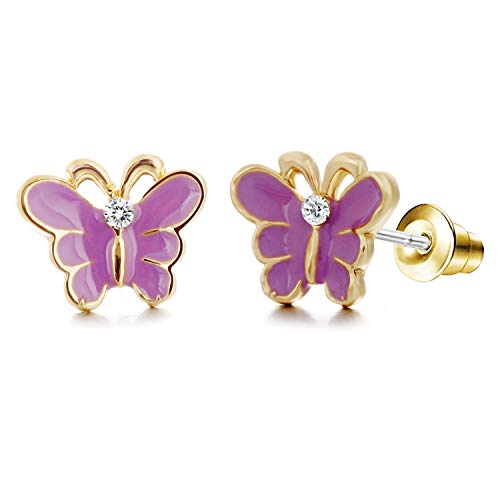 Image of 33 Pairs Stainless Steel Cartoon Earrings for Girls - Hypoallergenic Colorful Stud Earing Set, Mix & Match Cute Earring for Teens, Kids, Doll Dressup Accessories