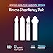 Kimono MicroThin Sheer Variety Pack of 24 - Multiple Styles of Ultrathin Condoms Shapes, Unique Designs in One Pack, Natural Latex Condoms, Vegan-Friendly, No Latex Odor - Enhanced Sensitivity