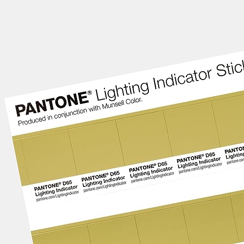 Pantone Lighting Indicator Stickers D65, LNDS-1PK-D65, mehrfarbig